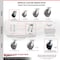 Service Caster 4 Inch Kingpinless Polyolefin Wheel Caster Brakes 2 Swivel Locks SCC, 4PK SCC-KP30S420-POR-SLB-BSL-2-SLB-2 - alternate 5